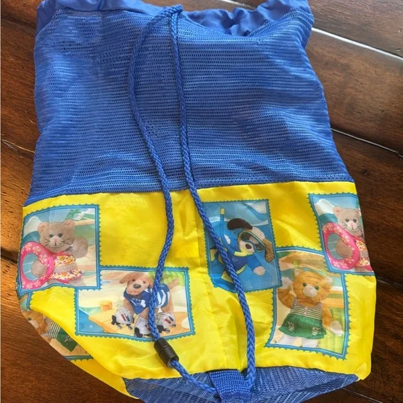 Webkinz Blue and Yellow Drawstring Mesh Bag - Picture 10 of 14